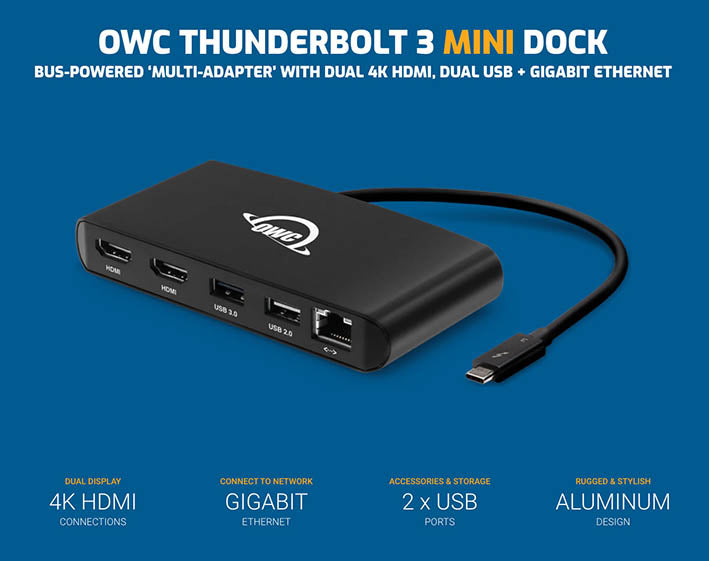 OWC Thunderbolt3 Mini Dock – SimplyMac SG