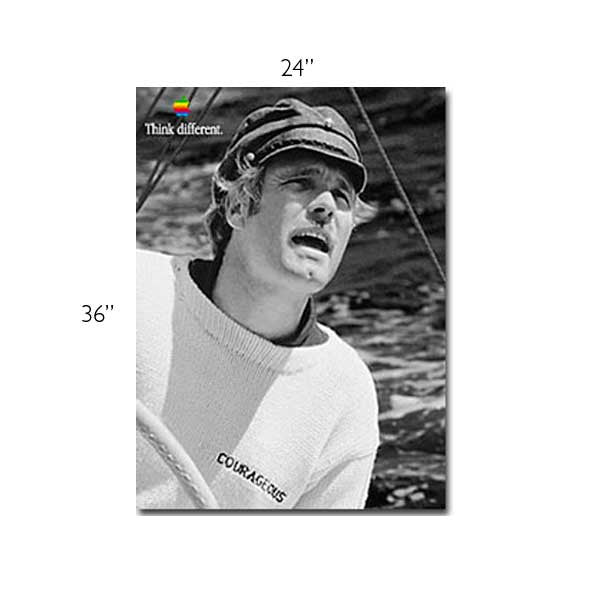 Apple Think Different ポスター Ted Turner 1998 Apple Think